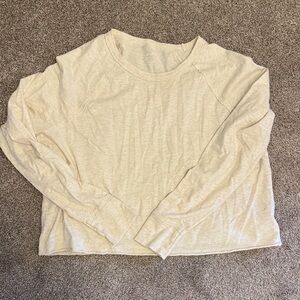 Aerie Soft Cream Long Sleeve Tee
